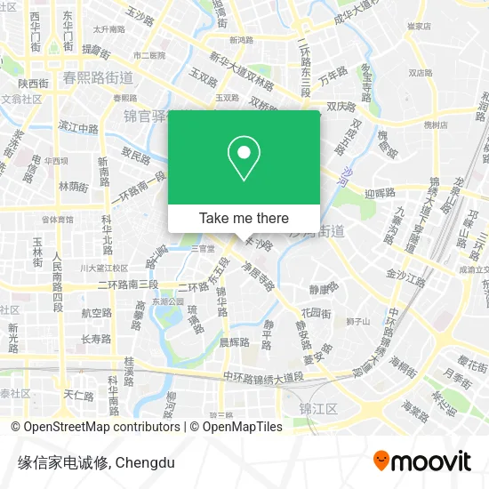缘信家电诚修 map