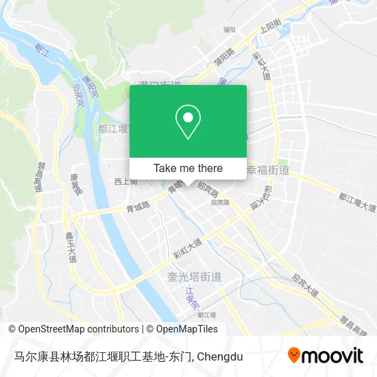 马尔康县林场都江堰职工基地-东门 map
