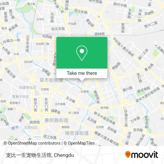 宠比一生宠物生活馆 map