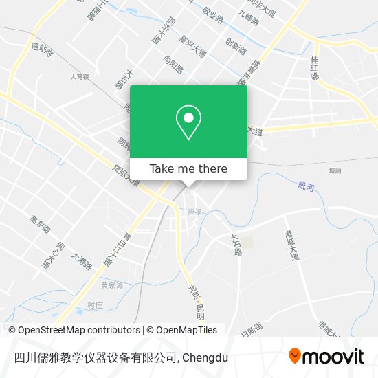 四川儒雅教学仪器设备有限公司 map