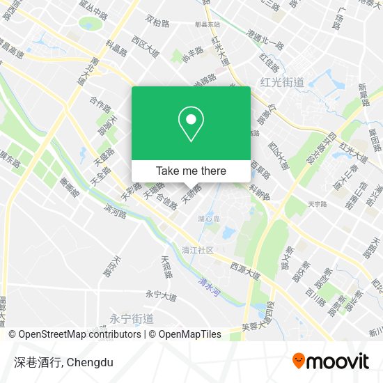 深巷酒行 map