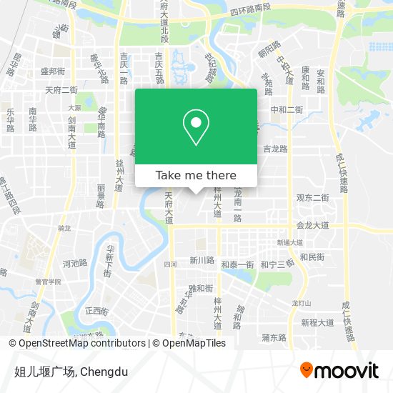 姐儿堰广场 map