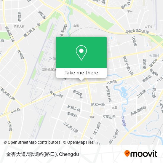 金杏大道/蓉城路(路口) map