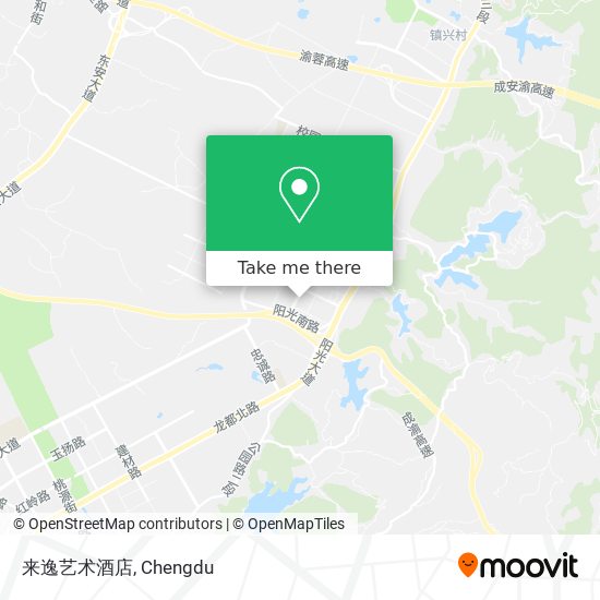 来逸艺术酒店 map