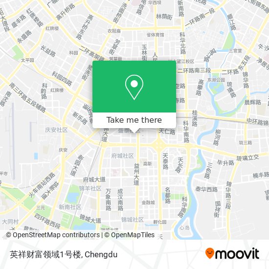 英祥财富领域1号楼 map