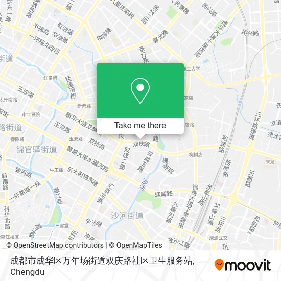 成都市成华区万年场街道双庆路社区卫生服务站 map