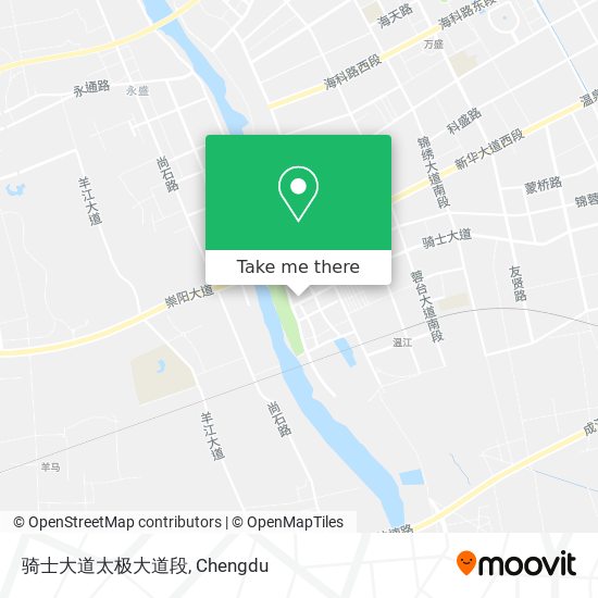 骑士大道太极大道段 map