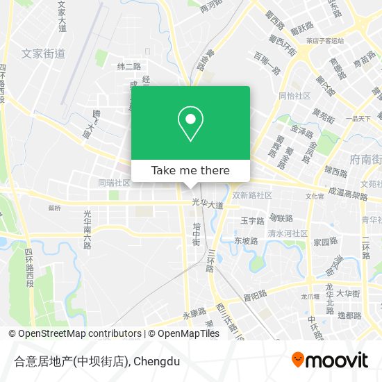 合意居地产(中坝街店) map