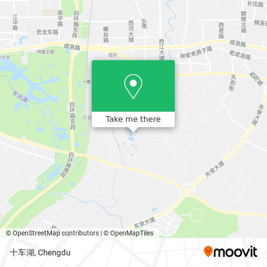 十车湖 map