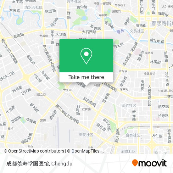 成都羡寿堂国医馆 map