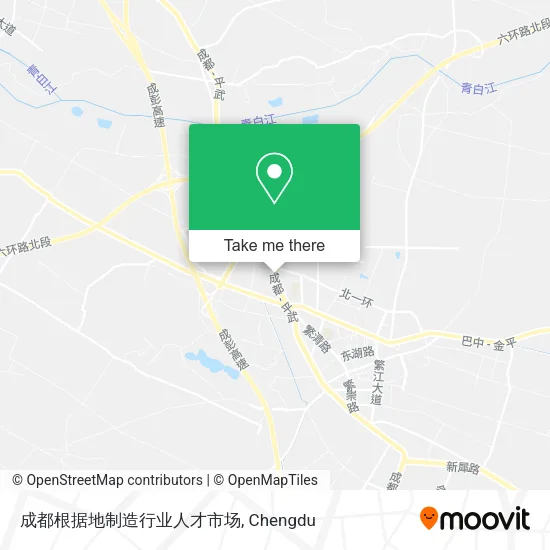 成都根据地制造行业人才市场 map