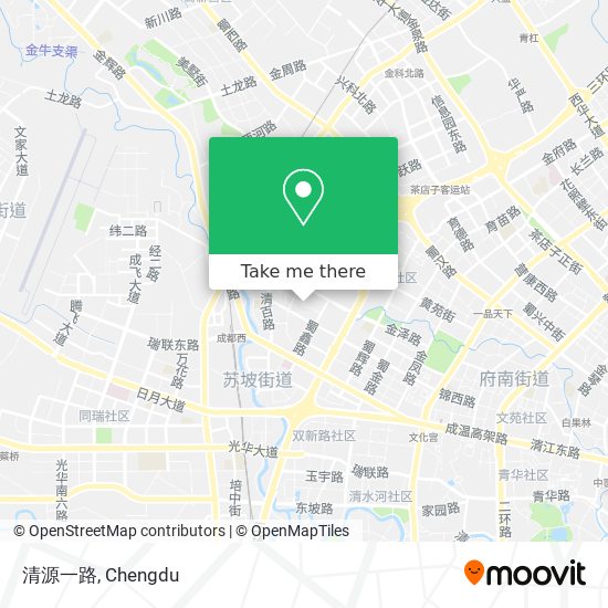 清源一路 map