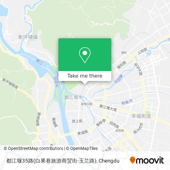 都江堰35路(白果巷旅游商贸街-玉兰路) map