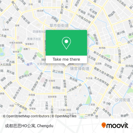 成都思思HO公寓 map