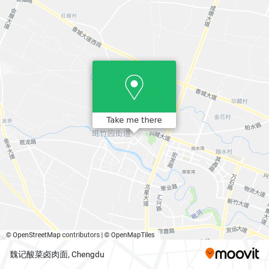 魏记酸菜卤肉面 map