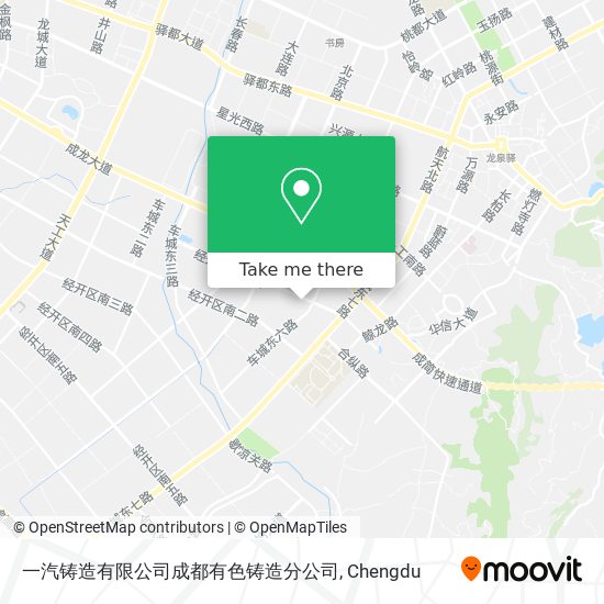 一汽铸造有限公司成都有色铸造分公司 map