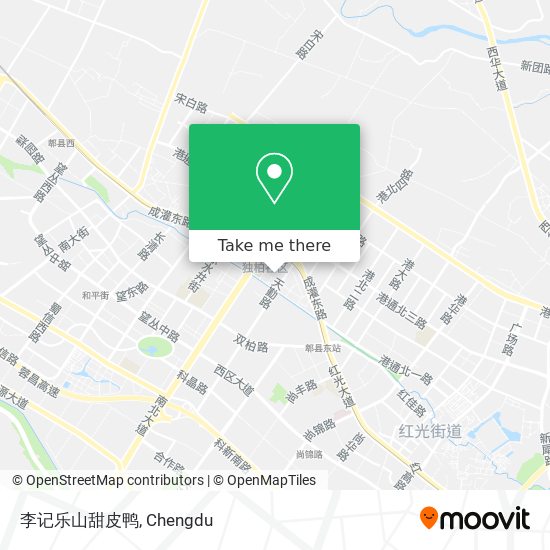 李记乐山甜皮鸭 map