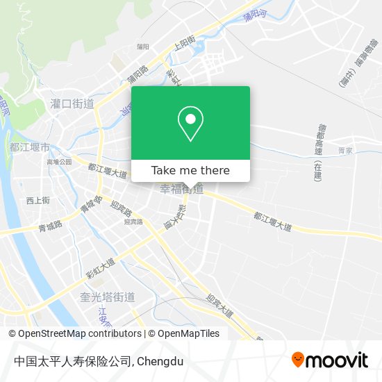 中国太平人寿保险公司 map