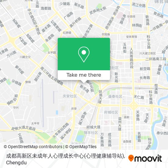 成都高新区未成年人心理成长中心(心理健康辅导站) map