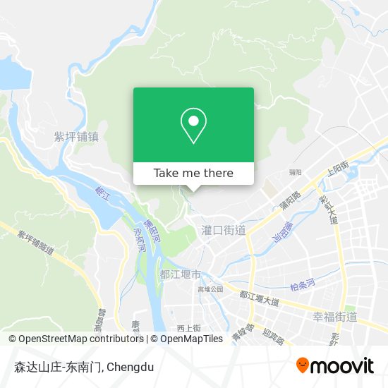 森达山庄-东南门 map