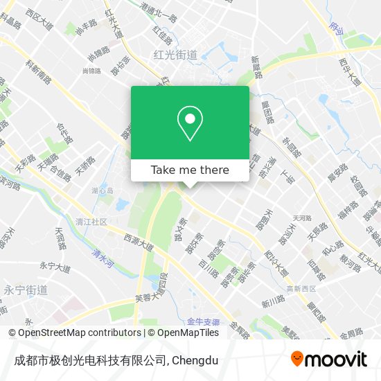 成都市极创光电科技有限公司 map