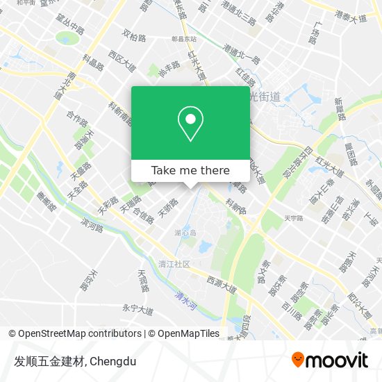发顺五金建材 map