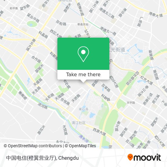 中国电信(橙翼营业厅) map