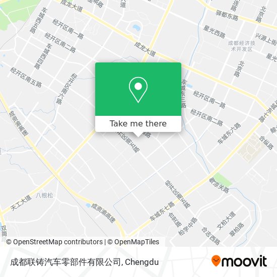 成都联铸汽车零部件有限公司 map
