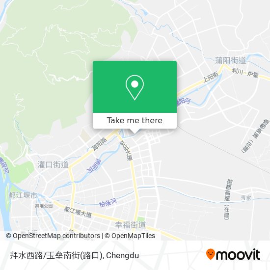 拜水西路/玉垒南街(路口) map
