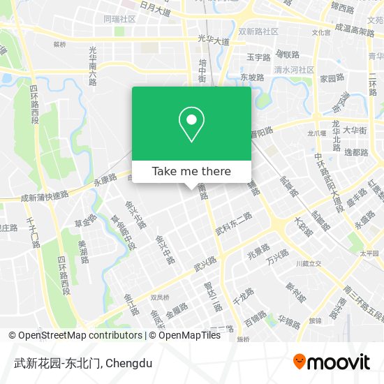 武新花园-东北门 map
