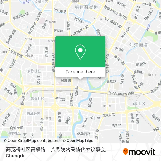 高宽桥社区高攀路十八号院落民情代表议事会 map