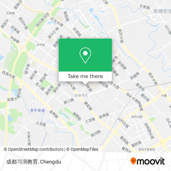 成都习润教育 map