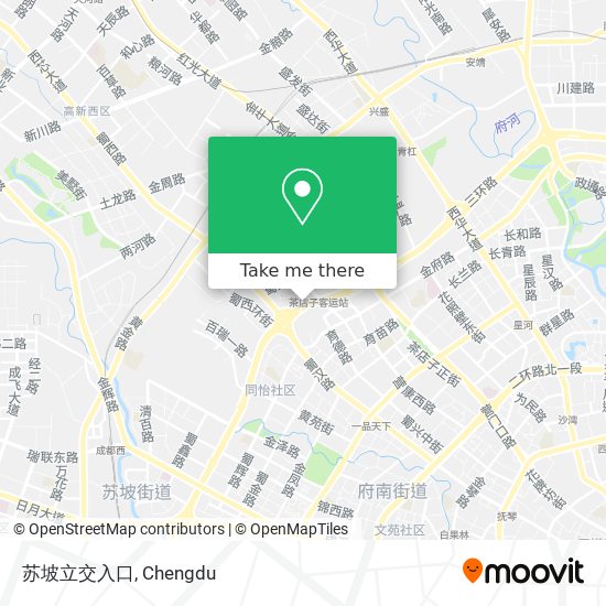 苏坡立交入口 map