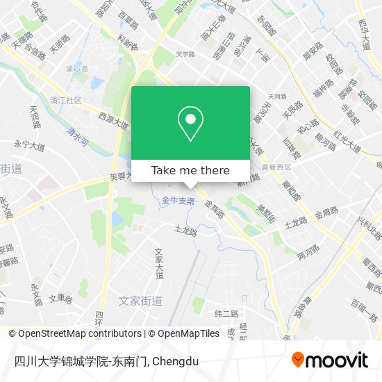 四川大学锦城学院-东南门 map