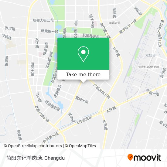 简阳东记羊肉汤 map