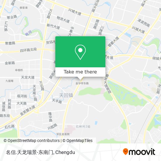 名信.天龙瑞景-东南门 map