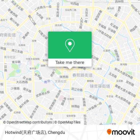 Hotwind(天府广场店) map