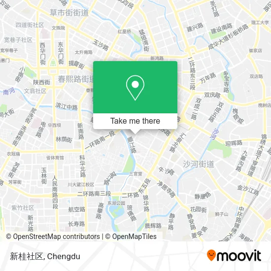 新桂社区 map