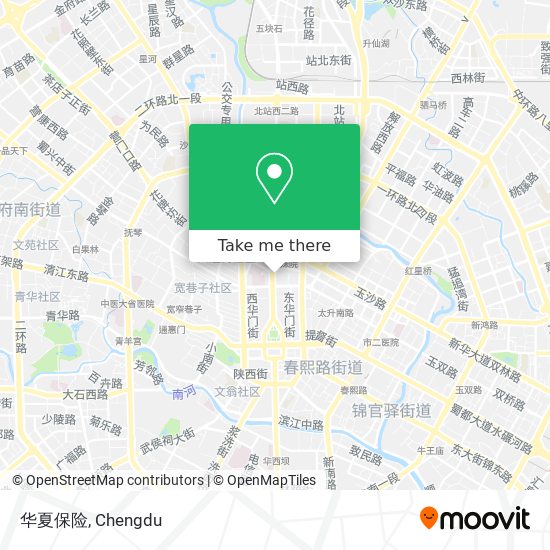 华夏保险 map