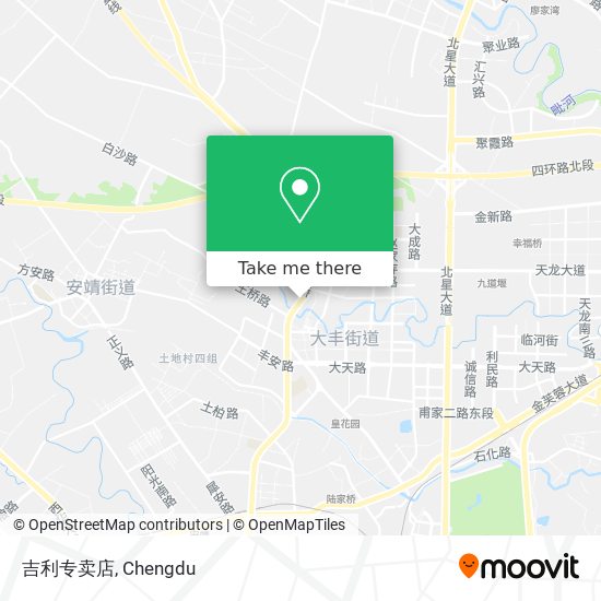 吉利专卖店 map