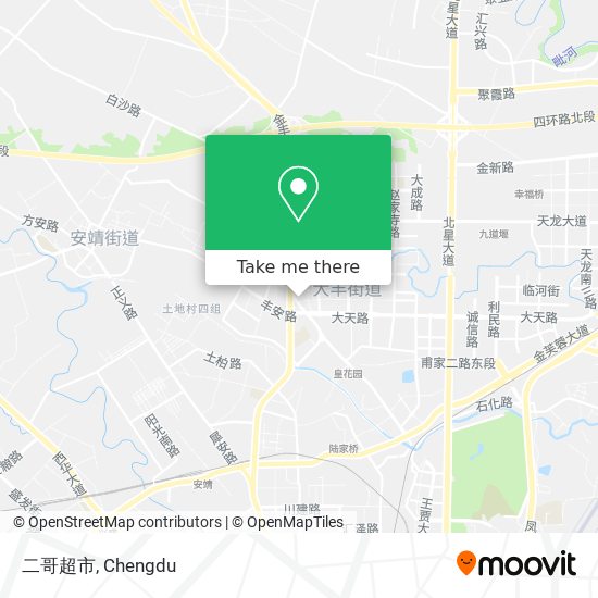 二哥超市 map