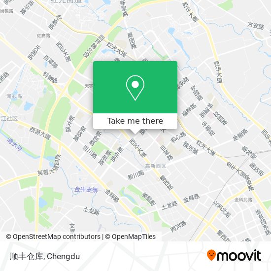 顺丰仓库 map