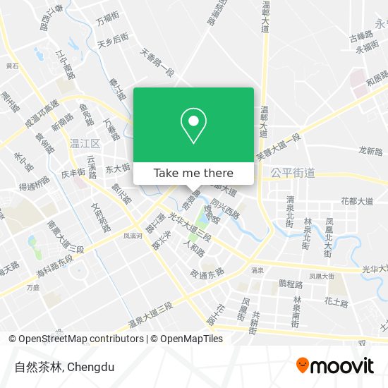 自然茶林 map
