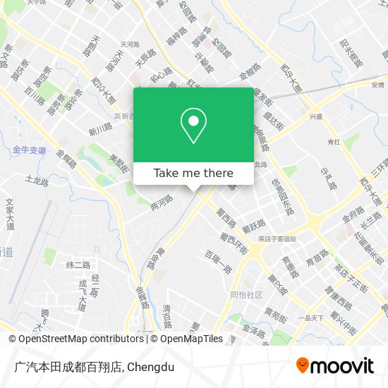 广汽本田成都百翔店 map