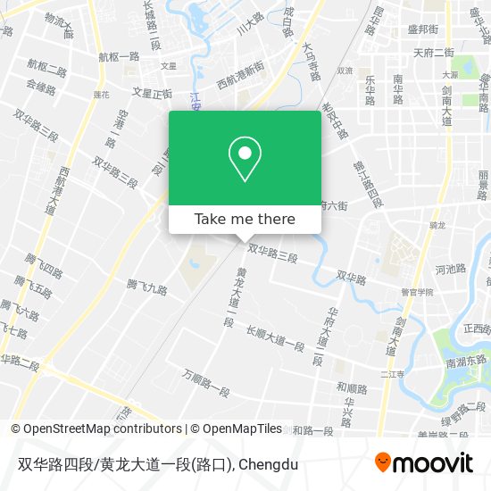 双华路四段/黄龙大道一段(路口) map