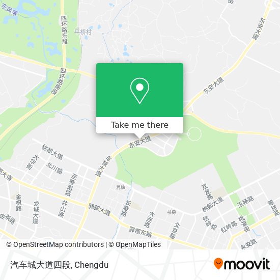 汽车城大道四段 map