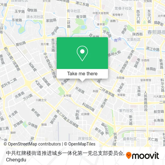 中共红牌楼街道推进城乡一体化第一党总支部委员会 map