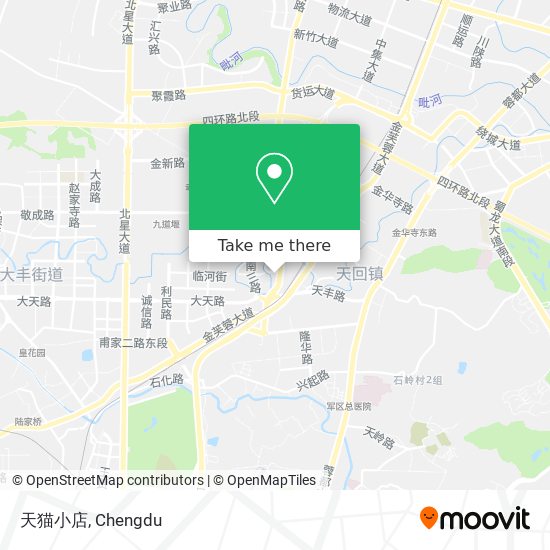 天猫小店 map