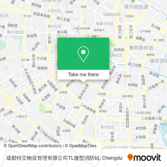 成都特立物业管理有限公司TL微型消防站 map