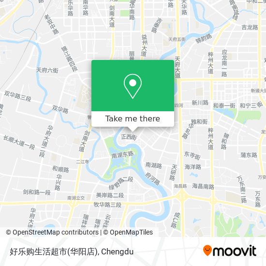 好乐购生活超市(华阳店) map